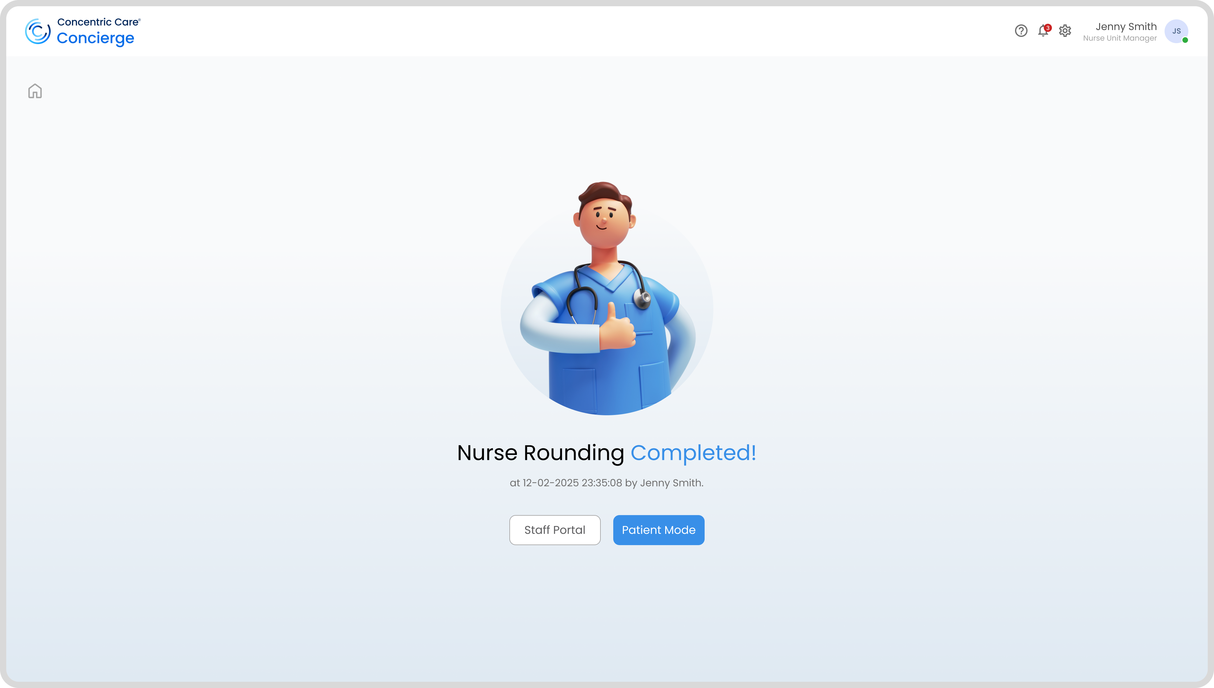 HatimK-Portfolio-Hospital Rounding-Nurse Rounding Completed
