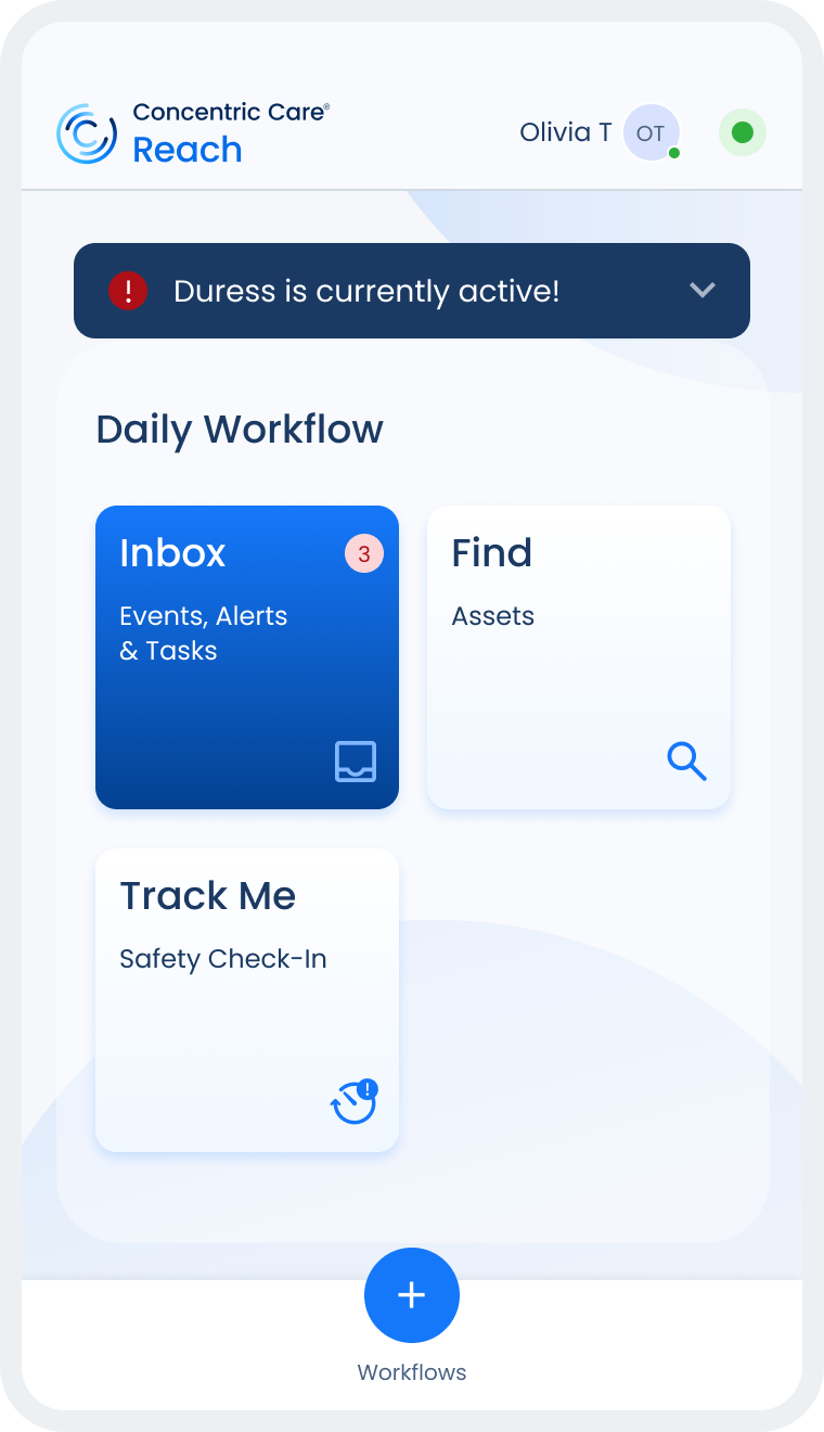 HatimK-Portfolio-Track Me – Duress alarm currently active