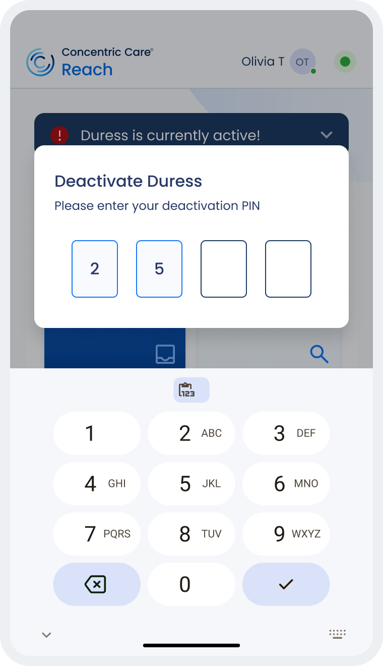 HatimK-Portfolio-Track Me – Duress alarm deactivation pin